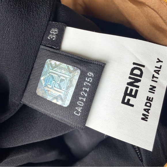 FENDI Colorblock Wool Skirt - Picture 5 of 7